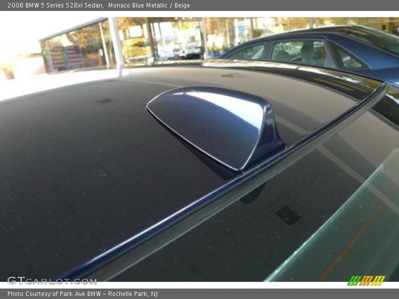 Monaco Blue Metallic / Beige 2008 BMW 5 Series 528xi Sedan