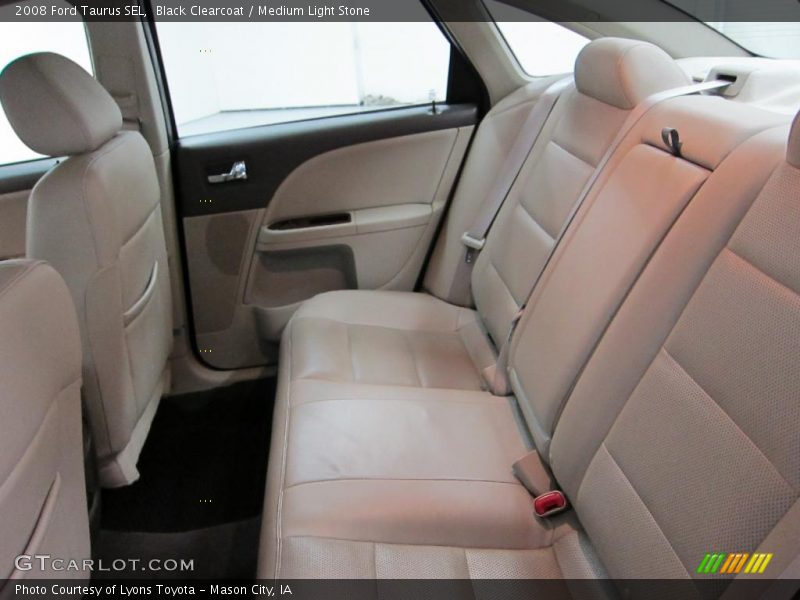 Black Clearcoat / Medium Light Stone 2008 Ford Taurus SEL