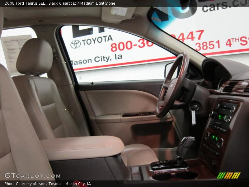 Black Clearcoat / Medium Light Stone 2008 Ford Taurus SEL