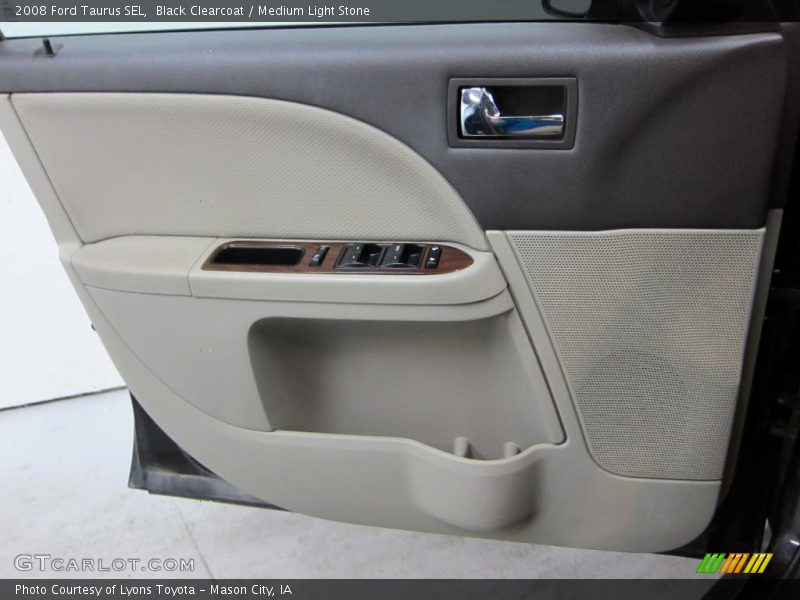 Black Clearcoat / Medium Light Stone 2008 Ford Taurus SEL