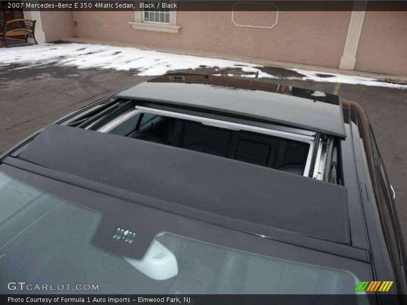 Black / Black 2007 Mercedes-Benz E 350 4Matic Sedan