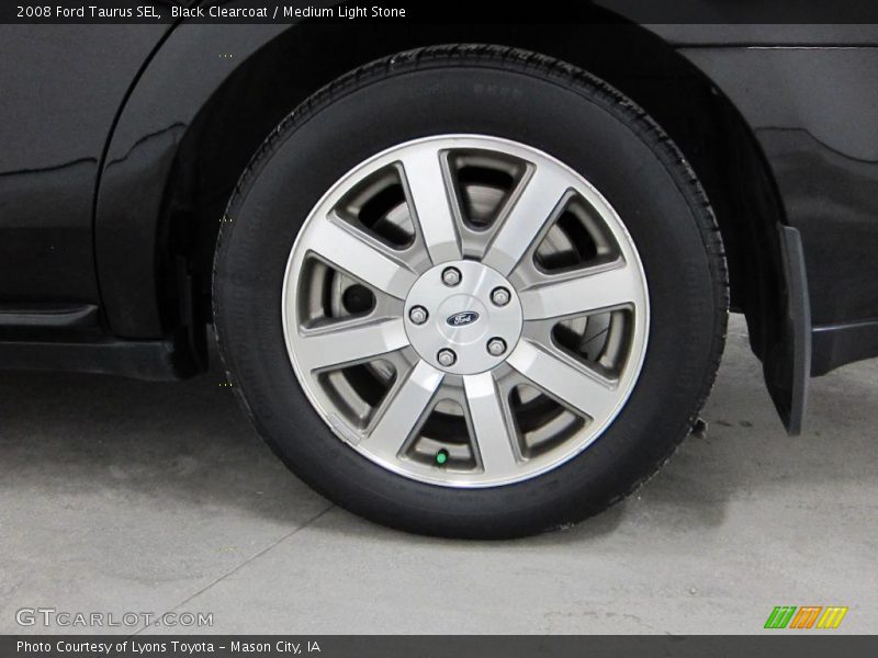 Black Clearcoat / Medium Light Stone 2008 Ford Taurus SEL