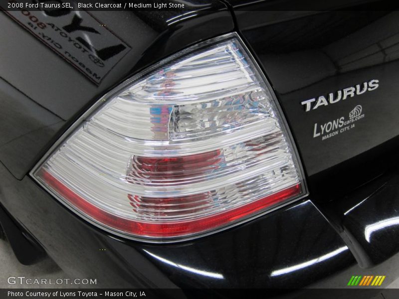 Black Clearcoat / Medium Light Stone 2008 Ford Taurus SEL