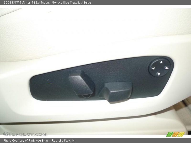 Monaco Blue Metallic / Beige 2008 BMW 5 Series 528xi Sedan