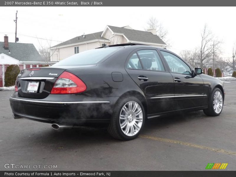 Black / Black 2007 Mercedes-Benz E 350 4Matic Sedan