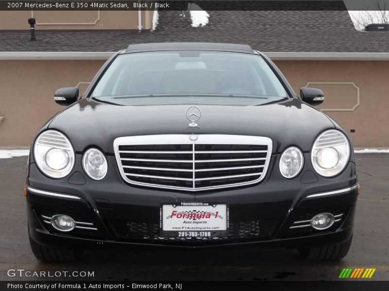 Black / Black 2007 Mercedes-Benz E 350 4Matic Sedan