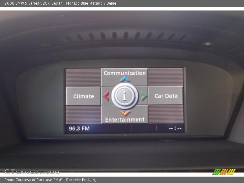 Monaco Blue Metallic / Beige 2008 BMW 5 Series 528xi Sedan