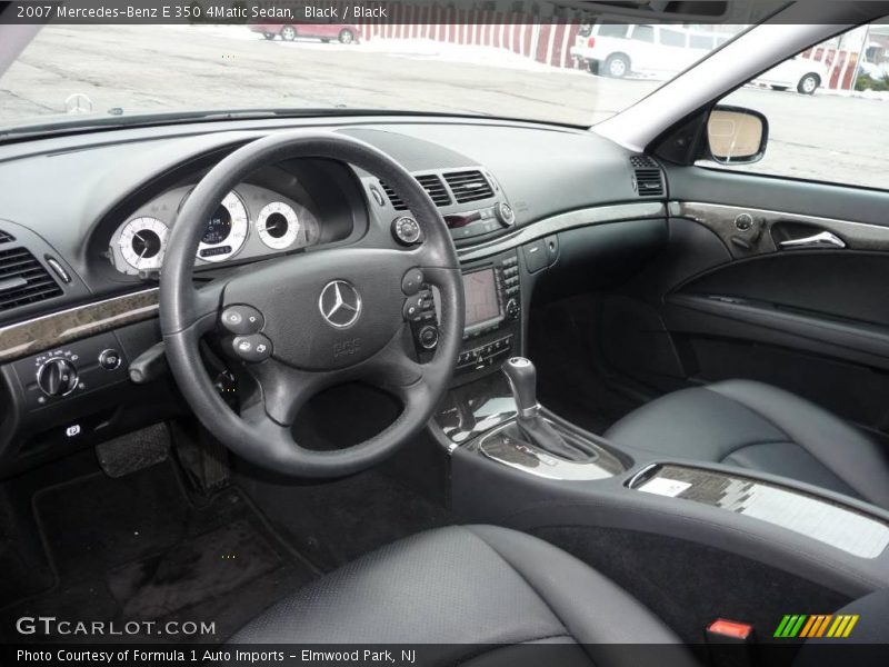 Black / Black 2007 Mercedes-Benz E 350 4Matic Sedan