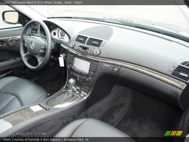 Black / Black 2007 Mercedes-Benz E 350 4Matic Sedan