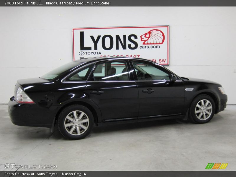 Black Clearcoat / Medium Light Stone 2008 Ford Taurus SEL