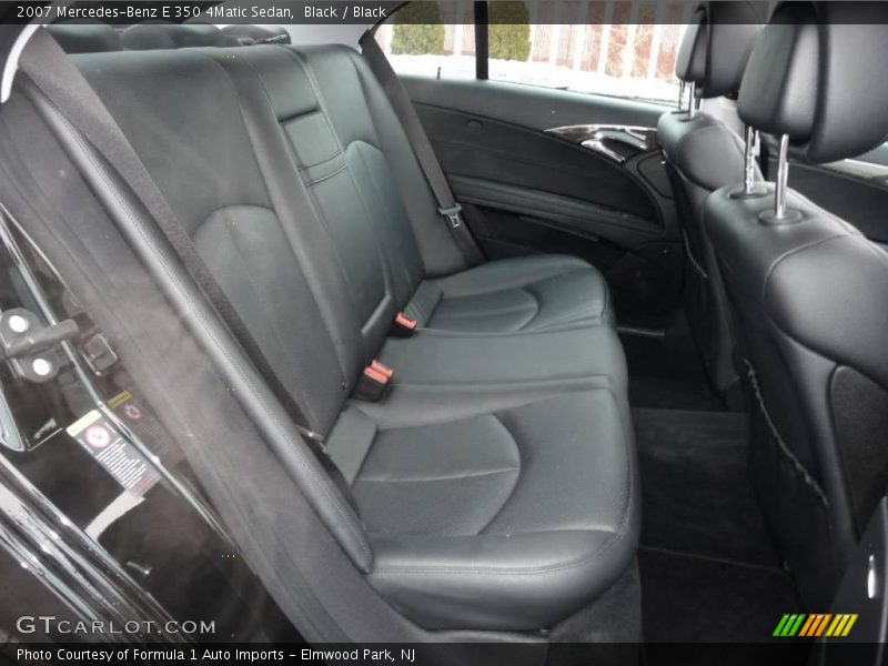Black / Black 2007 Mercedes-Benz E 350 4Matic Sedan