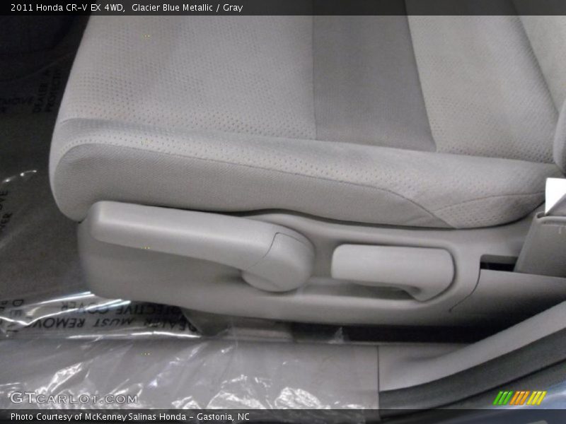 Glacier Blue Metallic / Gray 2011 Honda CR-V EX 4WD