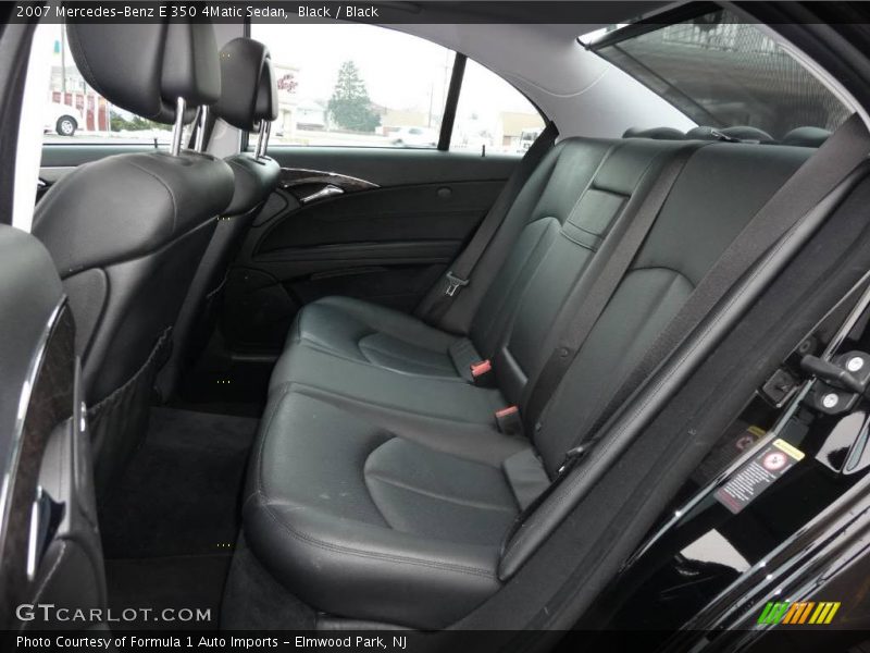 Black / Black 2007 Mercedes-Benz E 350 4Matic Sedan
