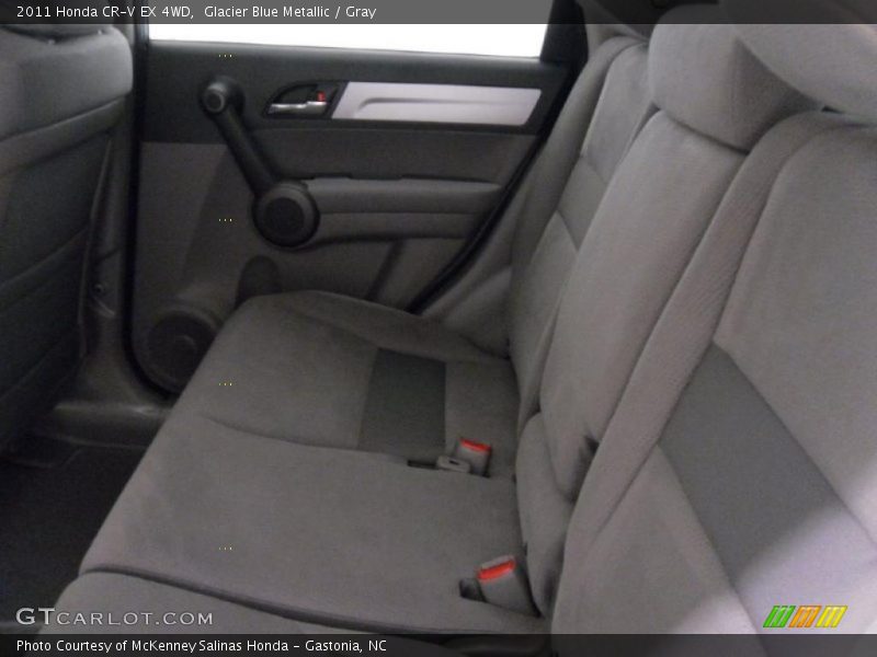 Glacier Blue Metallic / Gray 2011 Honda CR-V EX 4WD
