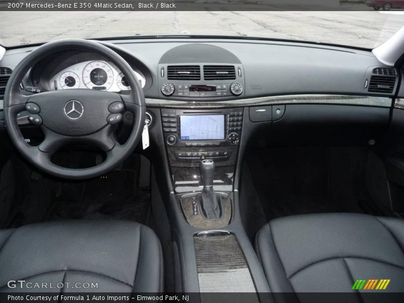 Black / Black 2007 Mercedes-Benz E 350 4Matic Sedan