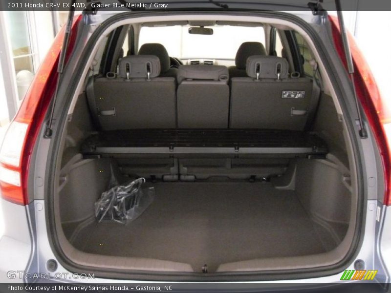 Glacier Blue Metallic / Gray 2011 Honda CR-V EX 4WD
