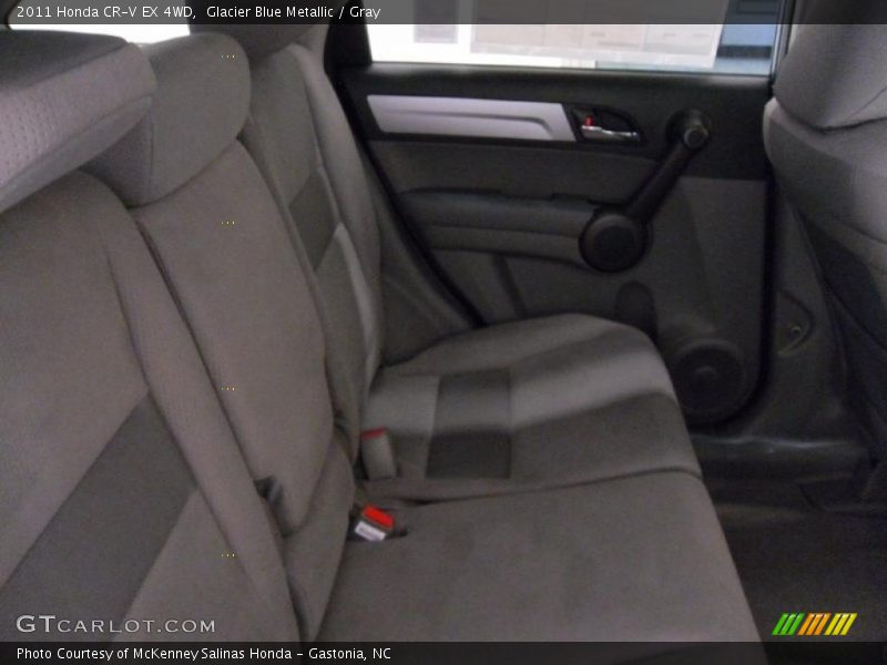 Glacier Blue Metallic / Gray 2011 Honda CR-V EX 4WD