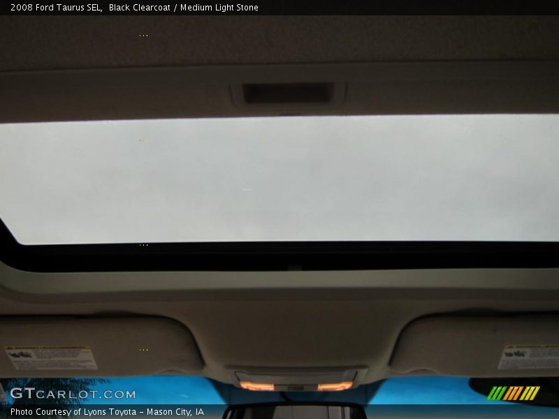 Black Clearcoat / Medium Light Stone 2008 Ford Taurus SEL