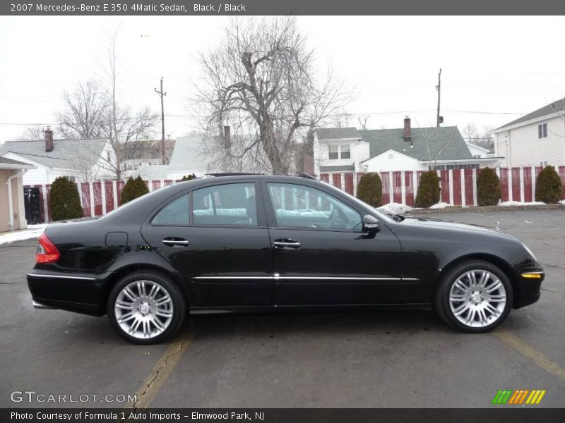 Black / Black 2007 Mercedes-Benz E 350 4Matic Sedan