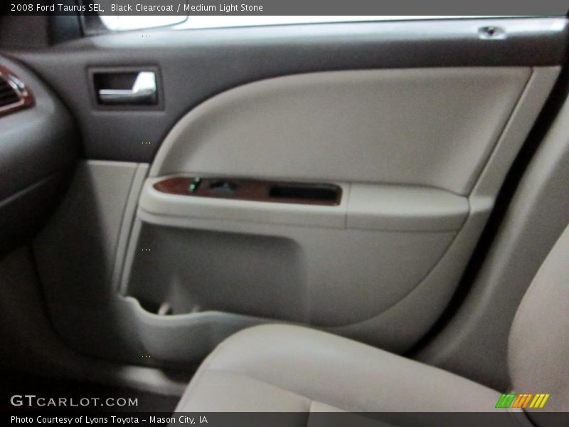 Black Clearcoat / Medium Light Stone 2008 Ford Taurus SEL