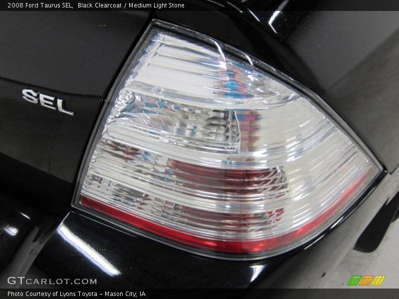 Black Clearcoat / Medium Light Stone 2008 Ford Taurus SEL
