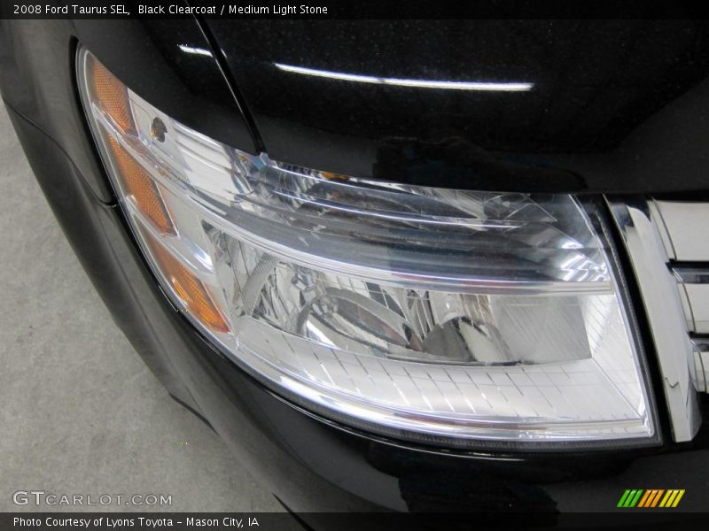Black Clearcoat / Medium Light Stone 2008 Ford Taurus SEL