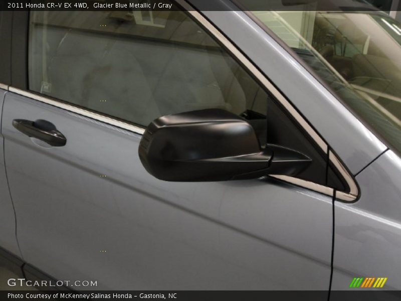 Glacier Blue Metallic / Gray 2011 Honda CR-V EX 4WD