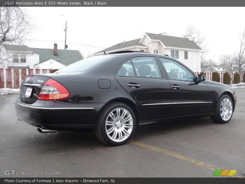 Black / Black 2007 Mercedes-Benz E 350 4Matic Sedan