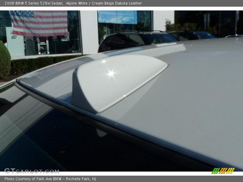 Alpine White / Cream Beige Dakota Leather 2008 BMW 5 Series 528xi Sedan