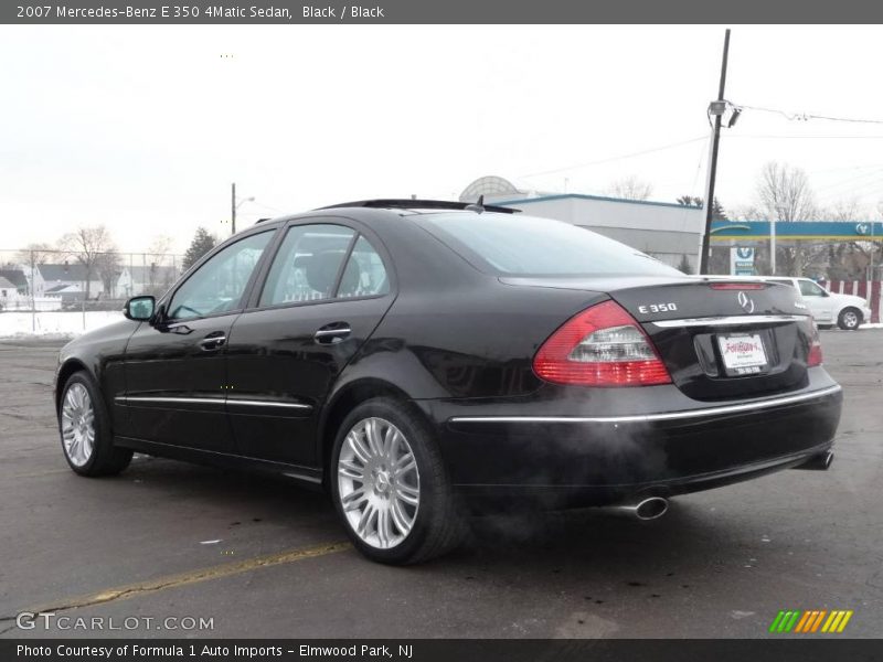 Black / Black 2007 Mercedes-Benz E 350 4Matic Sedan