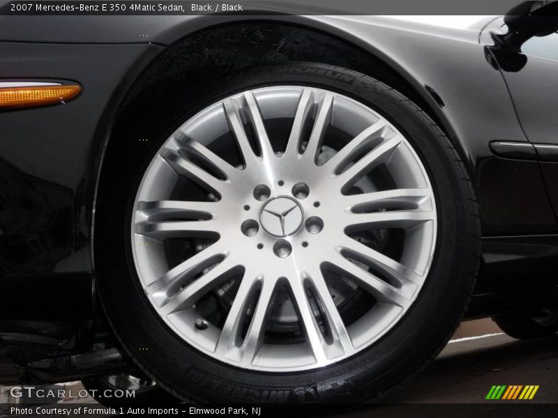 Black / Black 2007 Mercedes-Benz E 350 4Matic Sedan