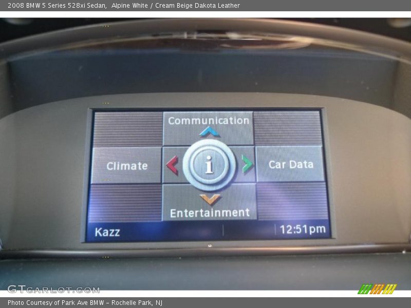 Alpine White / Cream Beige Dakota Leather 2008 BMW 5 Series 528xi Sedan