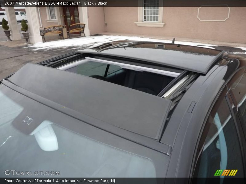 Black / Black 2007 Mercedes-Benz E 350 4Matic Sedan