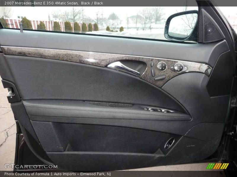 Black / Black 2007 Mercedes-Benz E 350 4Matic Sedan