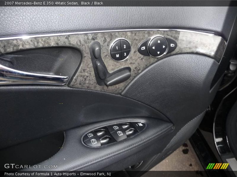Black / Black 2007 Mercedes-Benz E 350 4Matic Sedan