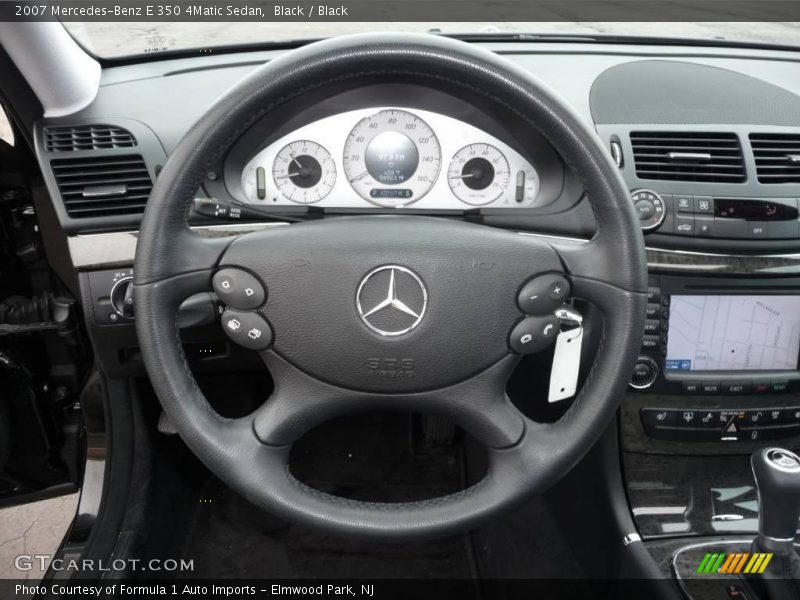Black / Black 2007 Mercedes-Benz E 350 4Matic Sedan