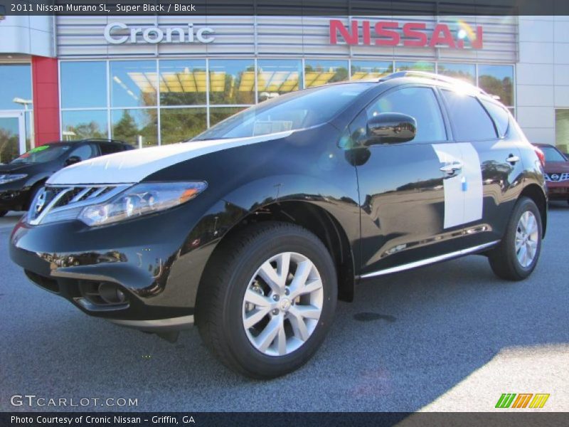 Super Black / Black 2011 Nissan Murano SL