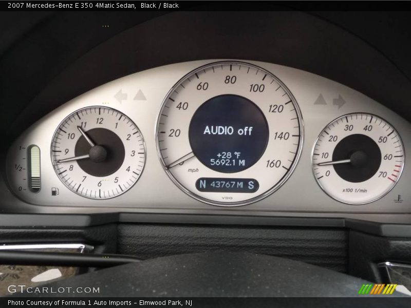 Black / Black 2007 Mercedes-Benz E 350 4Matic Sedan