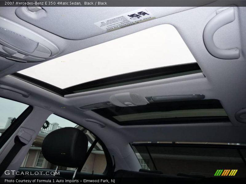 Black / Black 2007 Mercedes-Benz E 350 4Matic Sedan