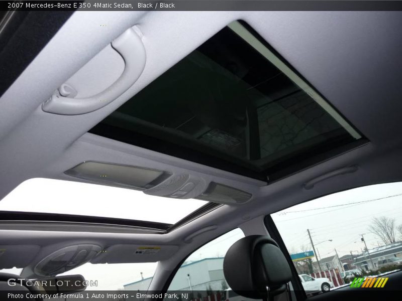 Black / Black 2007 Mercedes-Benz E 350 4Matic Sedan