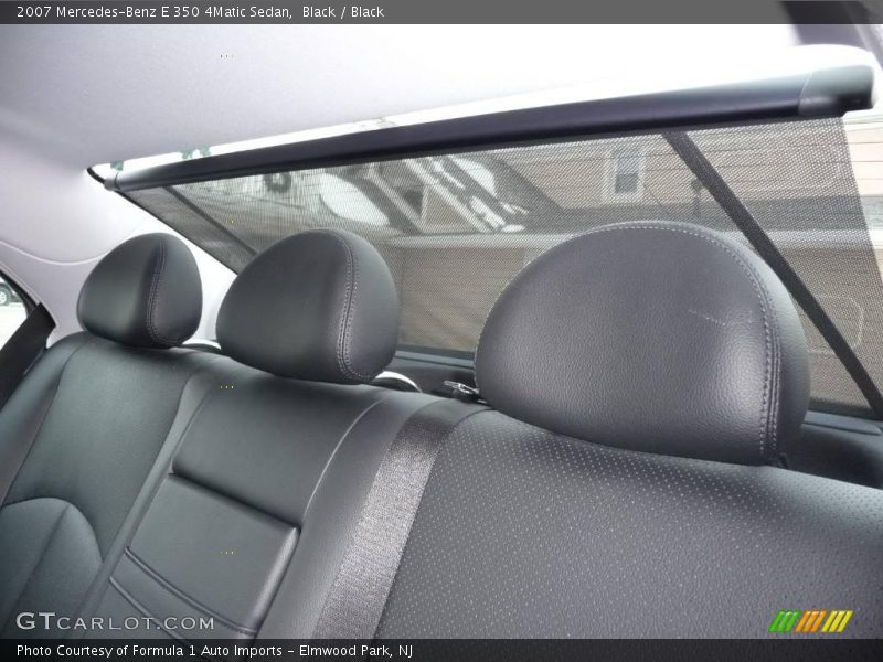 Black / Black 2007 Mercedes-Benz E 350 4Matic Sedan