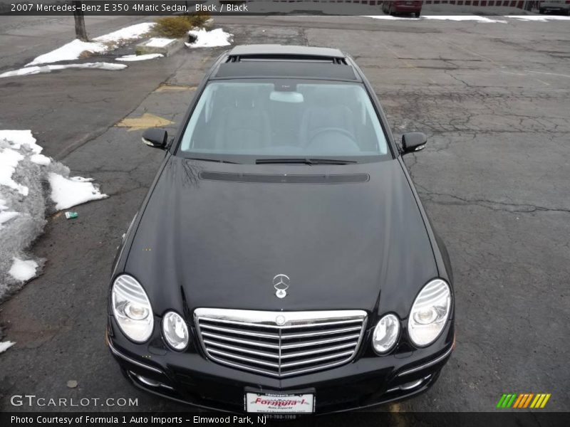 Black / Black 2007 Mercedes-Benz E 350 4Matic Sedan