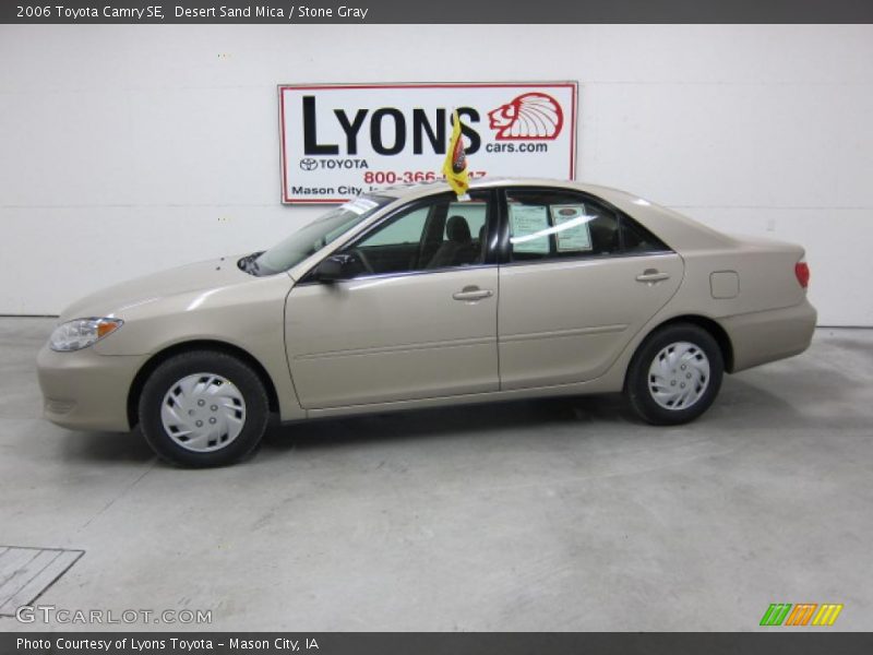 Desert Sand Mica / Stone Gray 2006 Toyota Camry SE