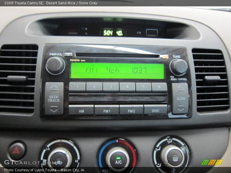 Desert Sand Mica / Stone Gray 2006 Toyota Camry SE