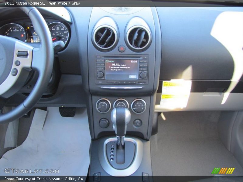 Pearl White / Gray 2011 Nissan Rogue SL