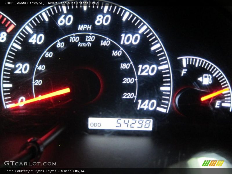  2006 Camry SE SE Gauges