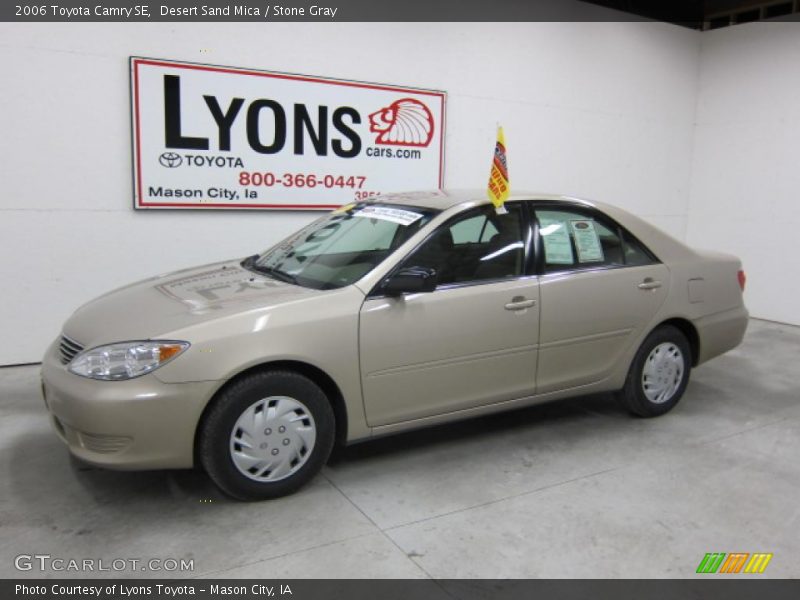Desert Sand Mica / Stone Gray 2006 Toyota Camry SE