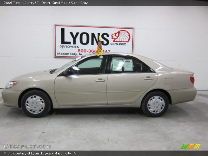 Desert Sand Mica / Stone Gray 2006 Toyota Camry SE