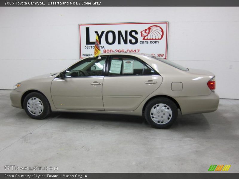 Desert Sand Mica / Stone Gray 2006 Toyota Camry SE