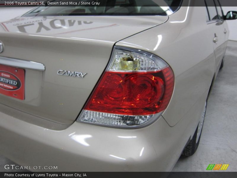 Desert Sand Mica / Stone Gray 2006 Toyota Camry SE